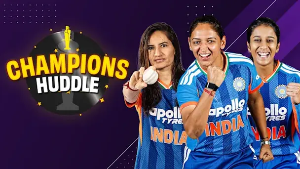 Champions Huddle ft. Team India
