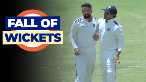 South Zone Fall of Wickets vs North Zone: SF, 2nd Innings