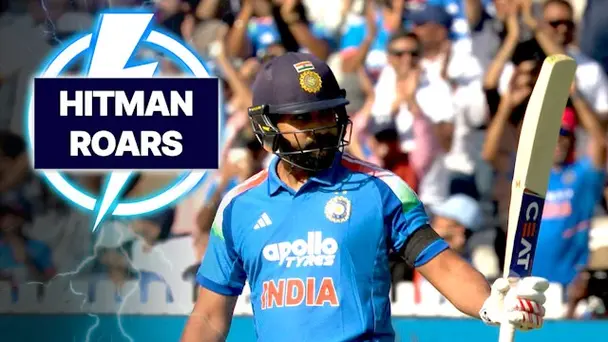 Rohit Silences Doubters with Stylish Fifty