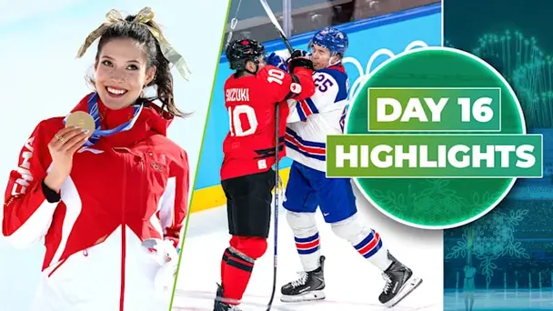 Winter Olympics: Day 16, Highlights