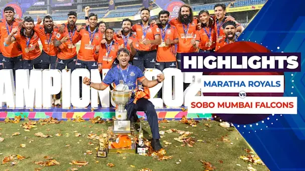 Final: Maratha Royals vs Sobo Mumbai Falcons, Highlights