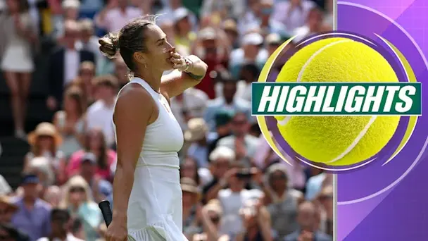 Sabalenka vs Bouzkova: Rd 2 Highlights