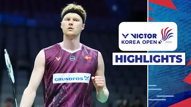 Anders Antonsen vs Chou Tien Chen: Highlights