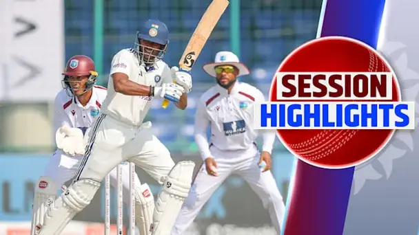 IND vs WI: 2nd Test - Day 5, 1st Session Highlights