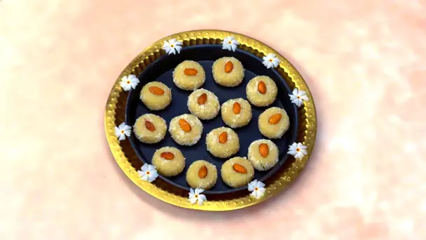 Rava Coconut Peda