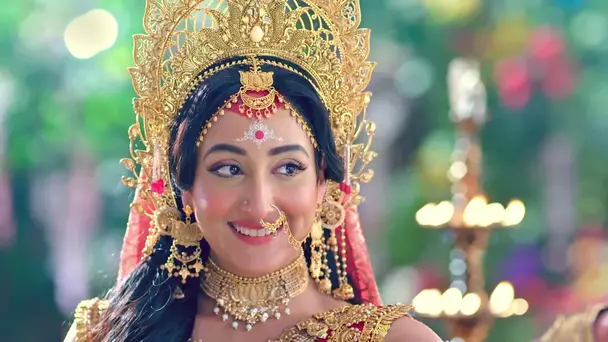 Goddess Lakshmi is thrilled