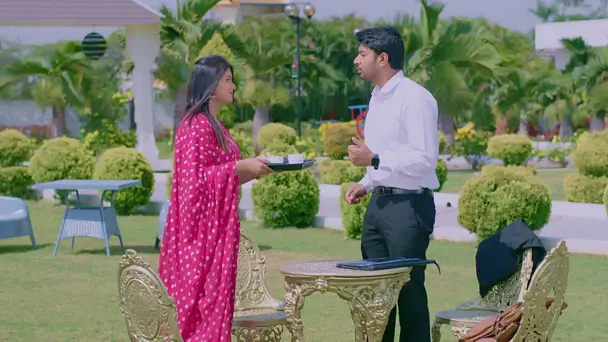 Chaitra Relishes Coffee with Rishi