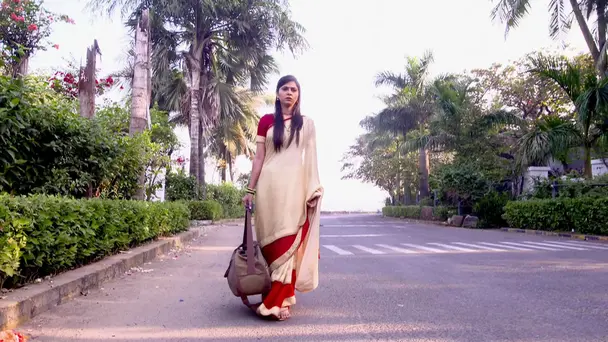 Radha is thrown out of the house