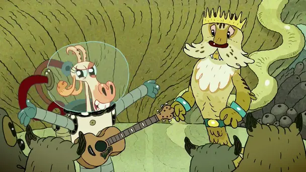 Pig Goat Banana Cricket hive five!