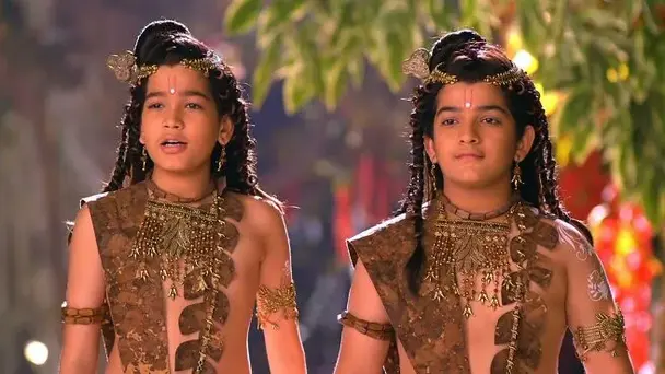 Behold, the birth of Luv-Kush and Luv-Kush