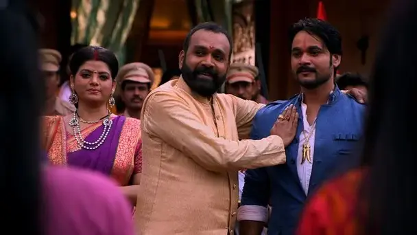 Kamalnarayan's celebration of his victory