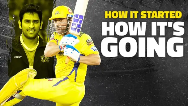 Dhoni's TATA IPL Journey