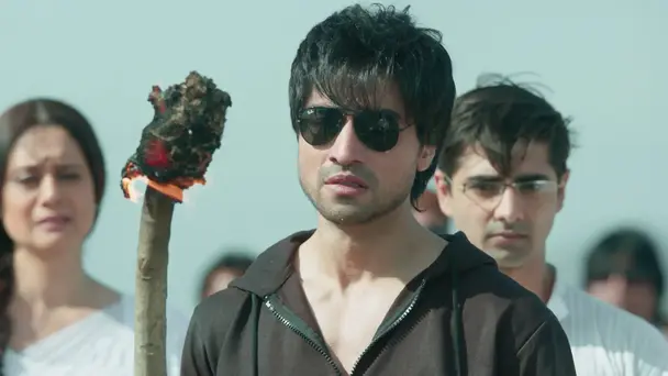 Aditya lashes out at the funeral