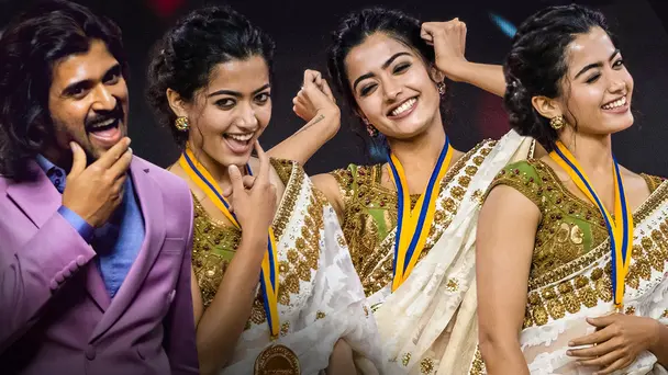 Rashmika’s live performance of her cute expressions are unmissable & when it ends with a ramp walk with Vijay Devarakonda, what are you waiting for! Watch!