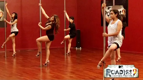 Fitness pole dance