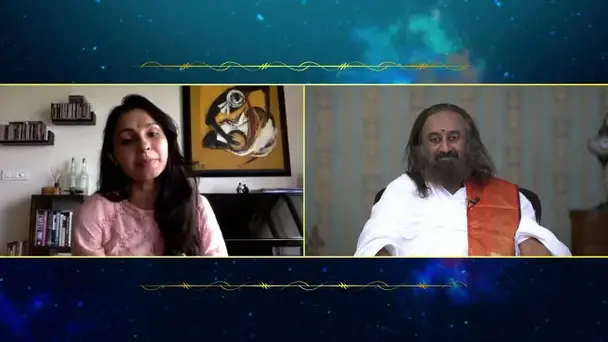 Andrea's musical conversation with Gurudev