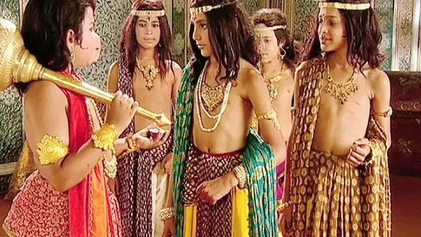 Hanuman retrieves Ram's ring