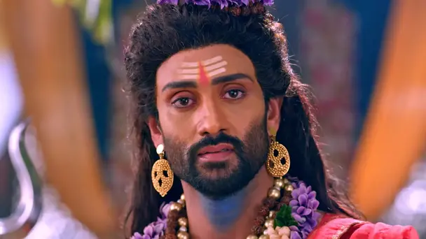 Shiva bow downs to Daksha