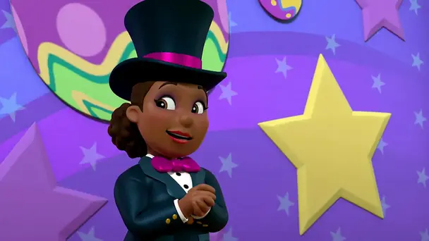 Pups save a magic trick