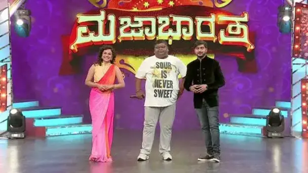 Bullet Prakash graces the Majaa Bharatha stage