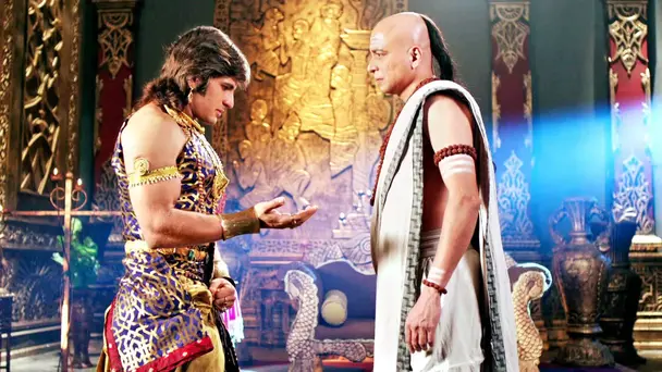 Chanakya Punishes Chandragupta