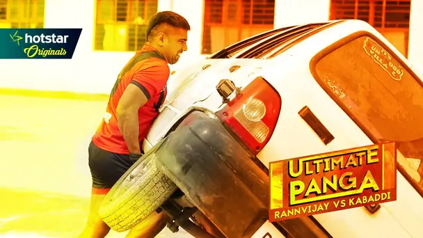 Woah! Superman Jasmer flips a car!