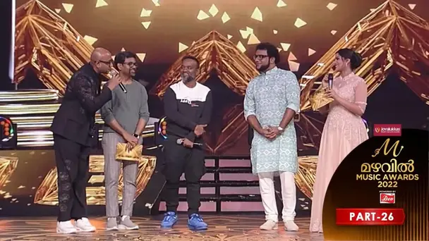Mazhavil Music Awards 2022  S1 E2 - Part 26 | Mazhavil Music Awards 2022 | Excellent Experimental Music Vishnu Vijay