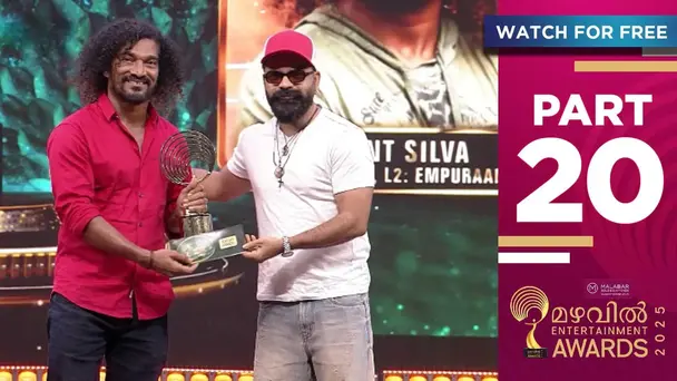 Mazhavil Entertainment Awards 2025 S5 E1 - Part 20 | Mazhavil Entertainment Awards 2025 | Best Stunt Choreographer Award was then presented to Stunt Silva.