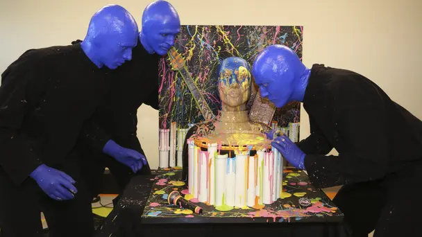 Blue Man Cake