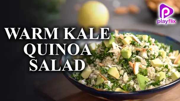 Warm Kale Quinoa Salad