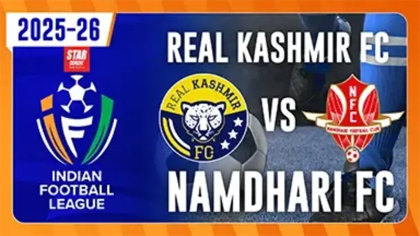 Real Kashmir FC V/S Namdhari FC Star Cement Indian Football League 2025 26