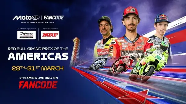 Americas GP 2025 | Live on Fancode