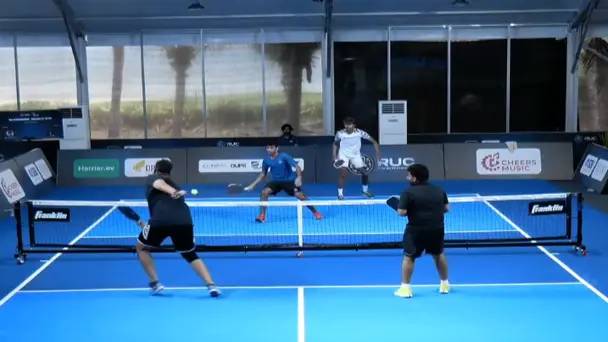 Match 13: Arik Anis/Arunava 15-12 Abhishek/Surya Kumar