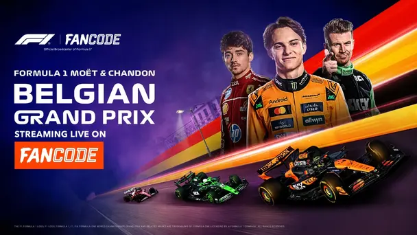 Belgian GP 2025: Live on FanCode!