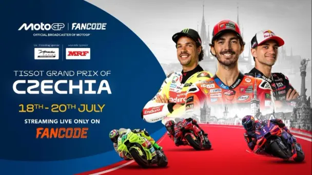 Czechia GP 2025: Live on FanCode!