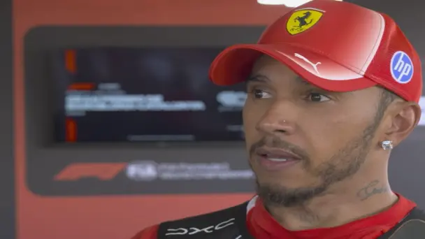 Ecstatic Hamilton reacts to Barcelona GP victory