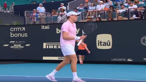 Frances Tiafoe vs Jannik Sinner | Quarter-final | Stadium