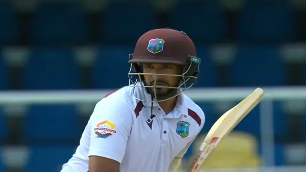 West Indies put up 239/5 on board | 2nd Test, Day 1