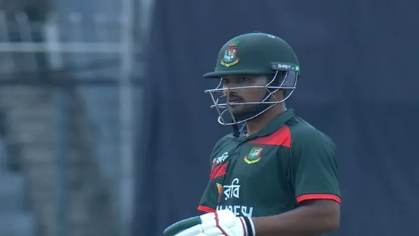 Najmul Hossain Shanto's 67 off 86 | 1st ODI