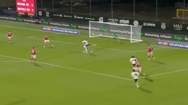 OUTRAGEOUS! BamfordÂ&nbsp;scores a stunning goal against Wrexham
