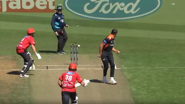 PURE CHAOS! Deflection ends in an unlucky run-out