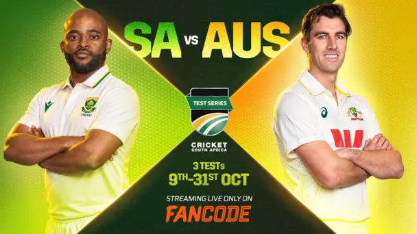 Australia tour of South Africa 2026, 3 Tests: Live on FanCode!