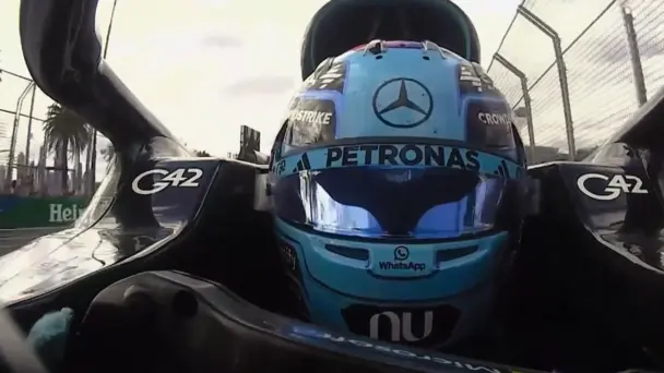 SENSATIONAL WIN! George Russell takes glory at Albert Park