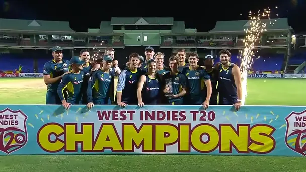 Australia beat West Indies by 3 wickets | 5th T20I 