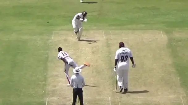 Dangerous pitch forces abandonment after Seales' brutal bouncer