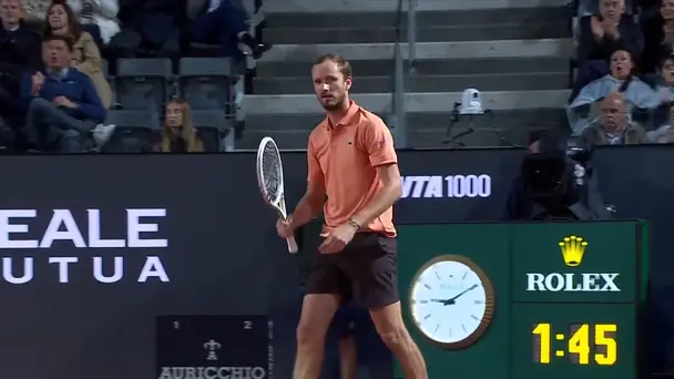 UNREAL RETURN! Medvedev goes around the net to stun fans