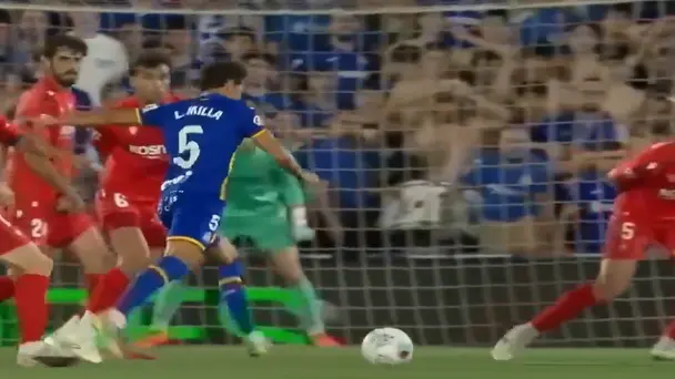 WICKED DEFLECTION! Milla's strike wins it for Getafe