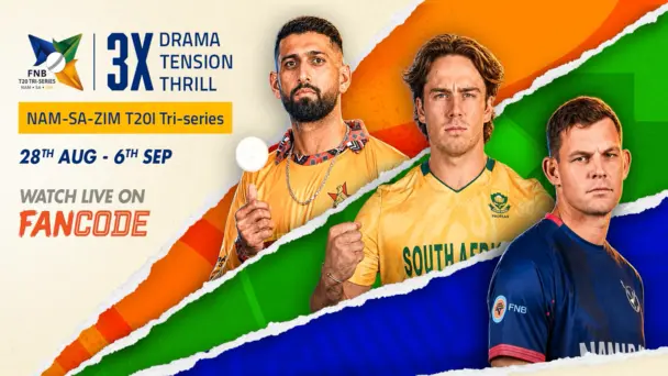 South Africa and Zimbabwe tour of Namibia 2026: Live on FanCode!