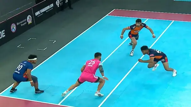Jaipur Pink Cubs 44-29 Yuva Yoddhas | Match 100