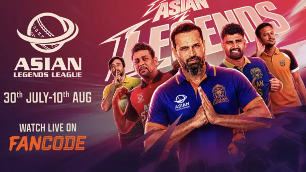 Asian Legends League 2026: Live on FanCode!